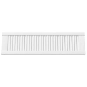 Πόρτα ντουλαπιού Louvred Design Λευκό 99x29,5 cm - Pakobazaar