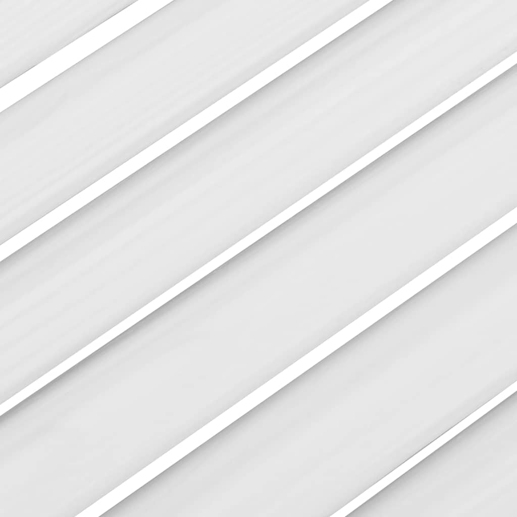 Πόρτες ντουλαπιών Louvred Design 2 τεμάχια Λευκό 99x29,5 cm - Pakobazaar