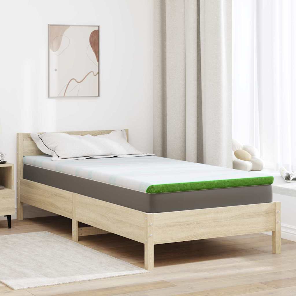 Στρώμα επικάλυψης Λευκό και Πράσινο 120 x 200 cm