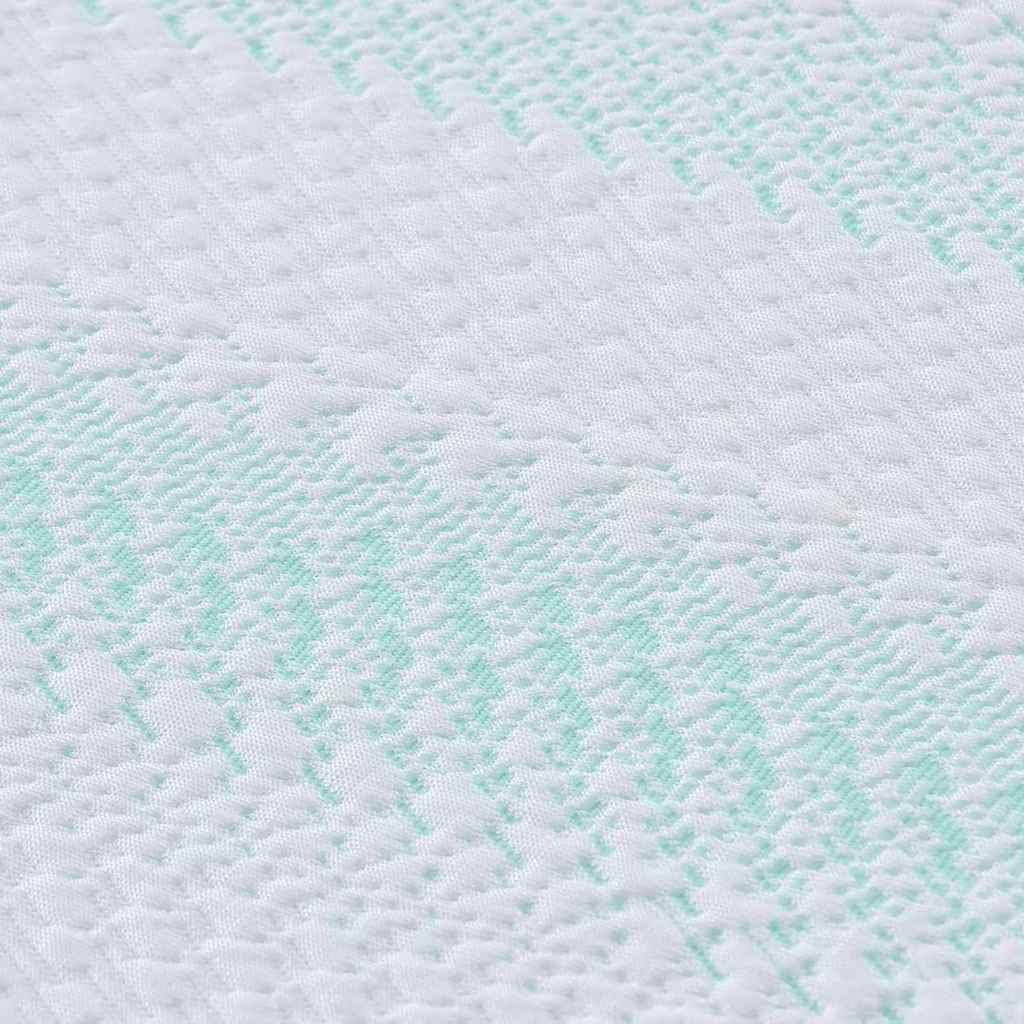 Στρώμα επικάλυψης Λευκό και Πράσινο 140 x 190 cm