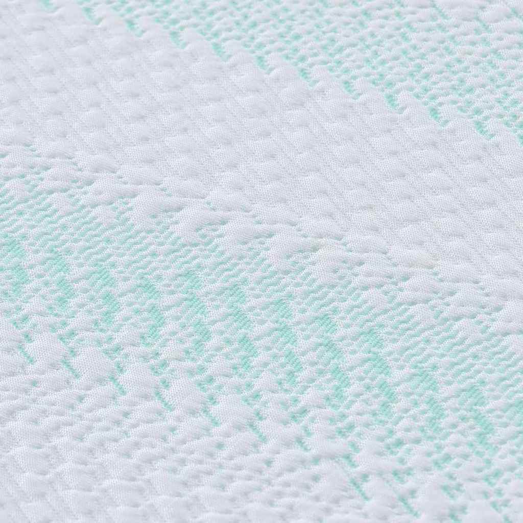 Στρώμα επικάλυψης Λευκό και Πράσινο 120 x 200 cm