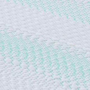 Στρώμα επικάλυψης Λευκό και Πράσινο 140 x 190 cm