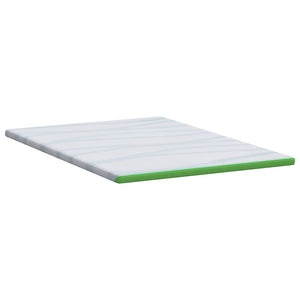 Στρώμα επικάλυψης Λευκό και Πράσινο 140 x 200 cm