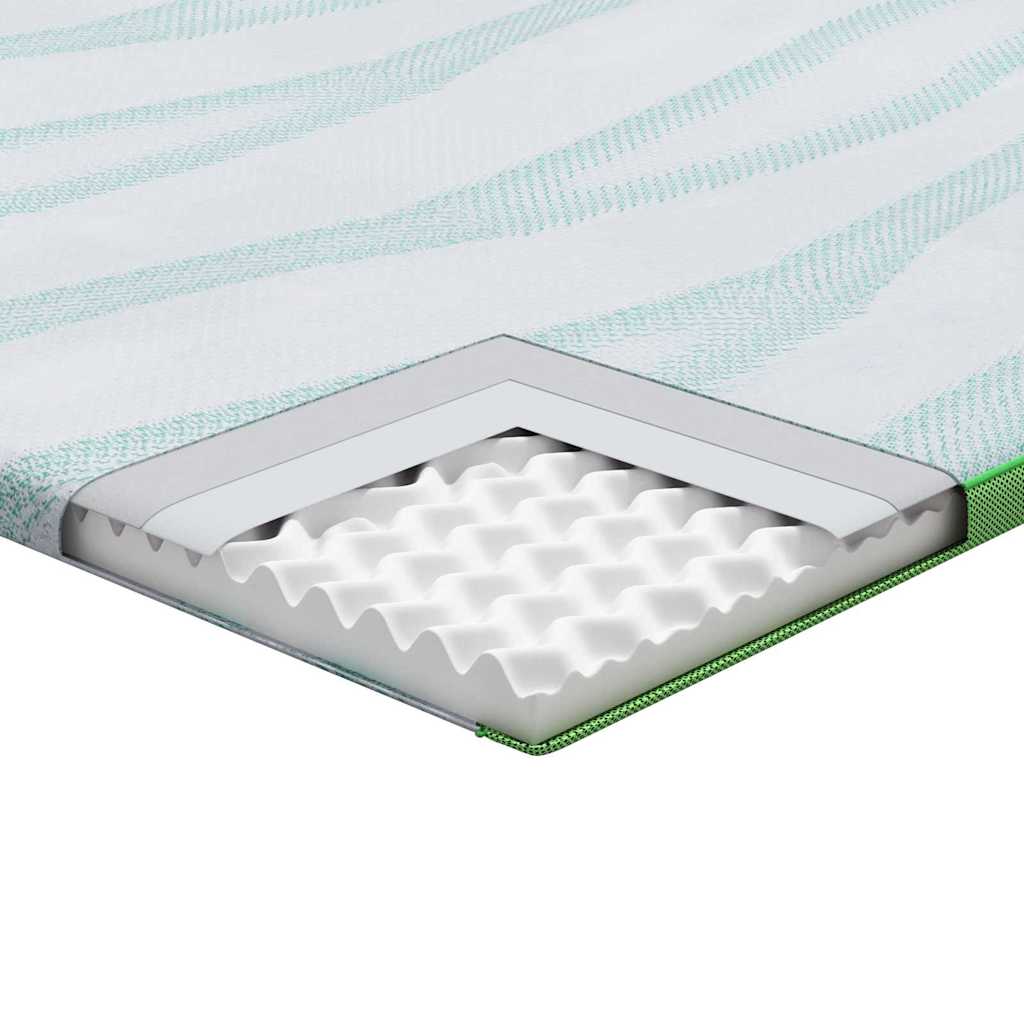 Στρώμα επικάλυψης Λευκό και Πράσινο 180 x 200 cm