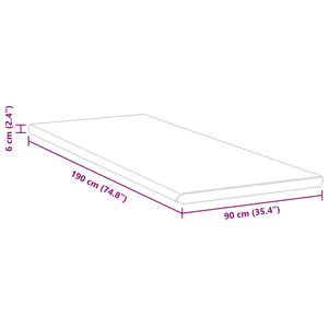 Στρώμα επικάλυψης Λευκό και Πράσινο 90 x 190 cm Υφασμα Jacquard