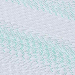 Στρώμα επικάλυψης Λευκό και Πράσινο 120 x 200 cm