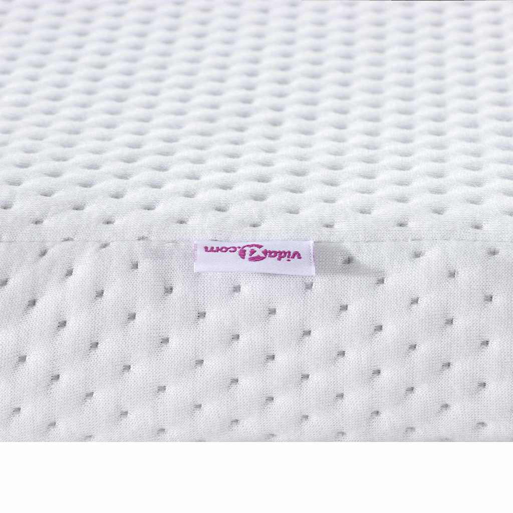 Στρώμα επικάλυψης Λευκό 70 x 200 cm Υφασμα Jacquard - Pakobazaar