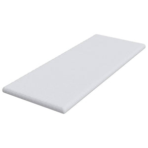 Στρώμα επικάλυψης Λευκό 70 x 200 cm Υφασμα Jacquard - Pakobazaar