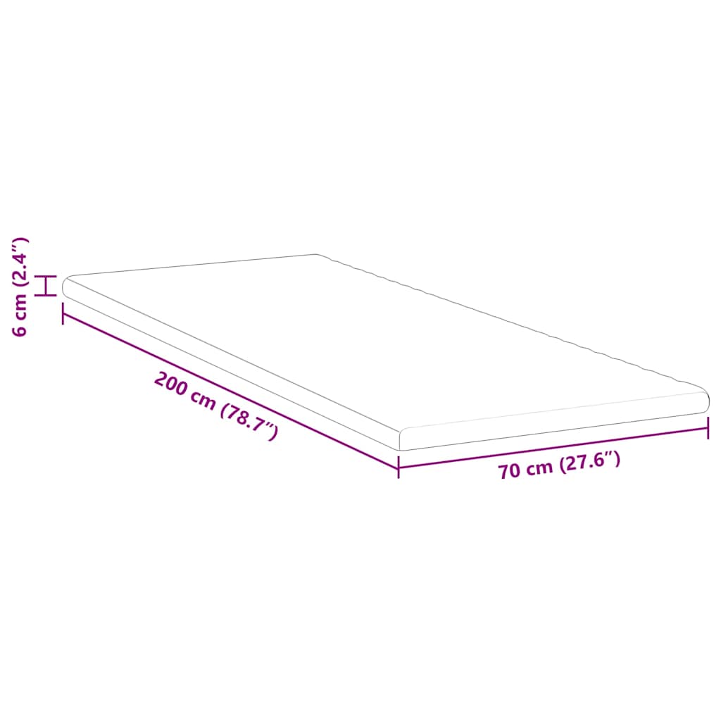 Στρώμα επικάλυψης Λευκό 70 x 200 cm Υφασμα Jacquard - Pakobazaar