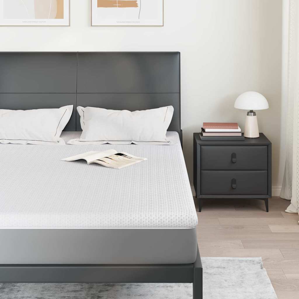 Στρώμα επικάλυψης Λευκό 160 x 200 cm Υφασμα Jacquard - Pakobazaar