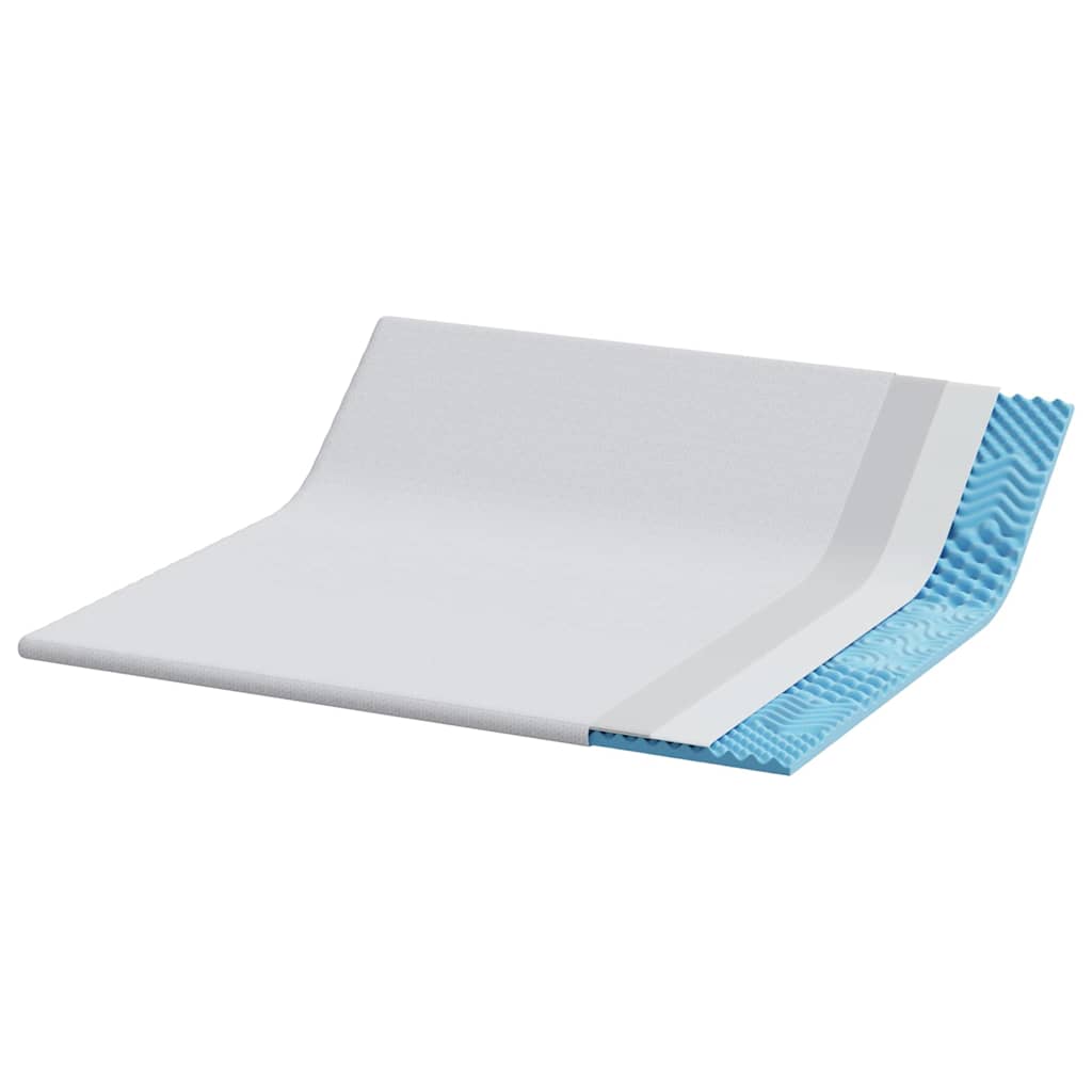 Στρώμα επικάλυψης Λευκό 200 x 200 cm Υφασμα Jacquard