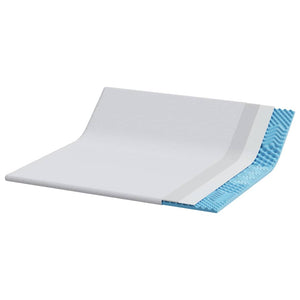 Στρώμα επικάλυψης Λευκό 200 x 200 cm Υφασμα Jacquard