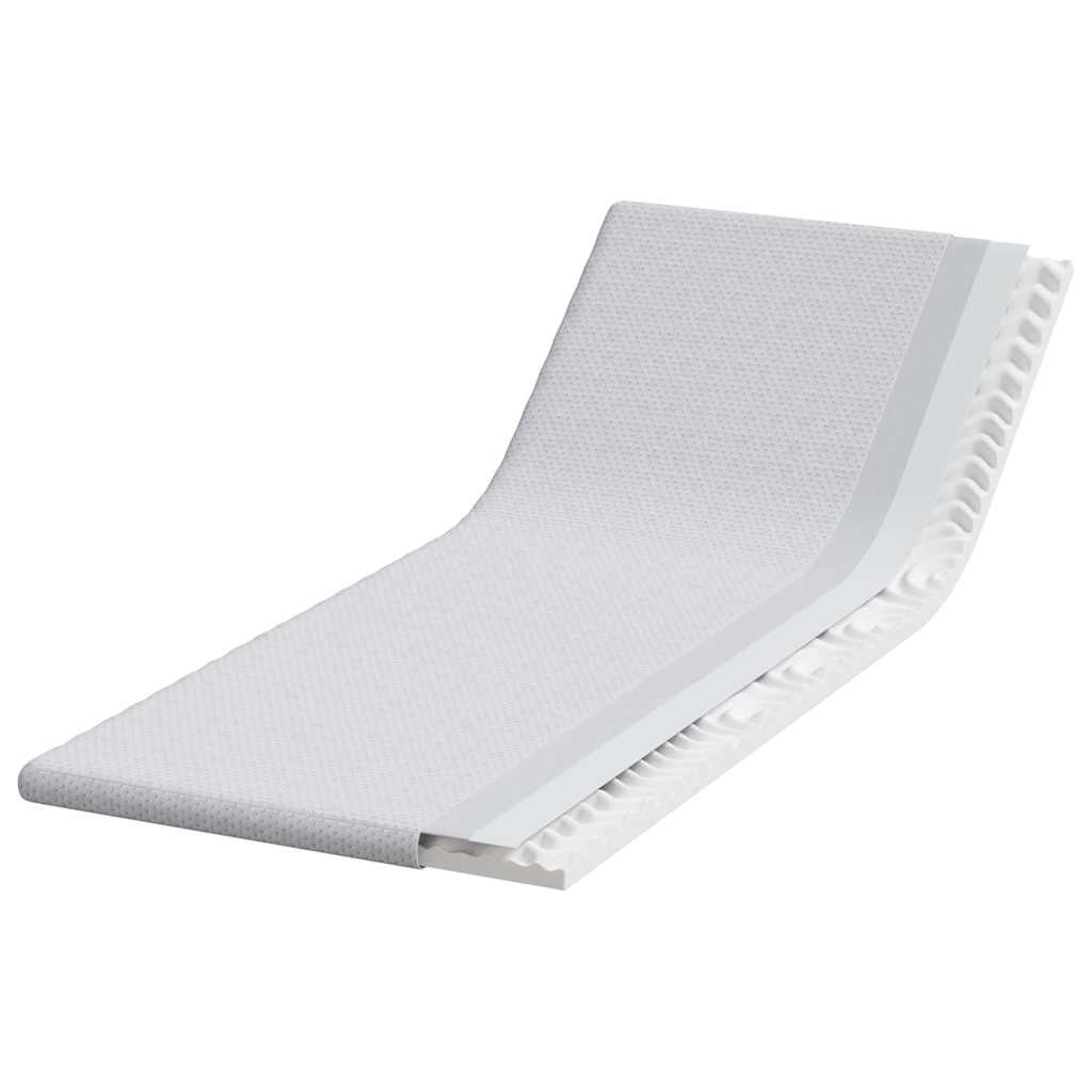 Στρώμα επικάλυψης Λευκό 80 x 200 cm Υφασμα Jacquard