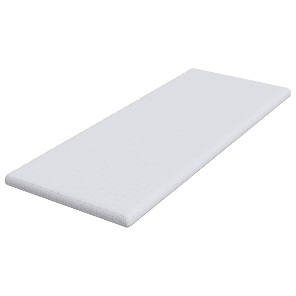 Στρώμα επικάλυψης Λευκό 80 x 200 cm Υφασμα Jacquard
