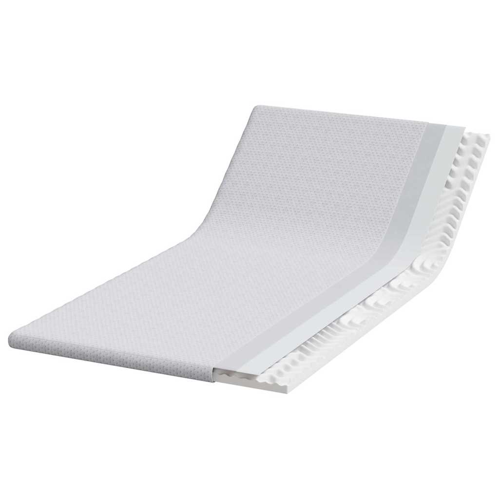 Στρώμα επικάλυψης Λευκό 100 x 200 cm Υφασμα Jacquard
