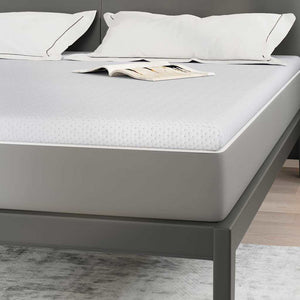 Στρώμα επικάλυψης Λευκό 180 x 200 cm Υφασμα Jacquard