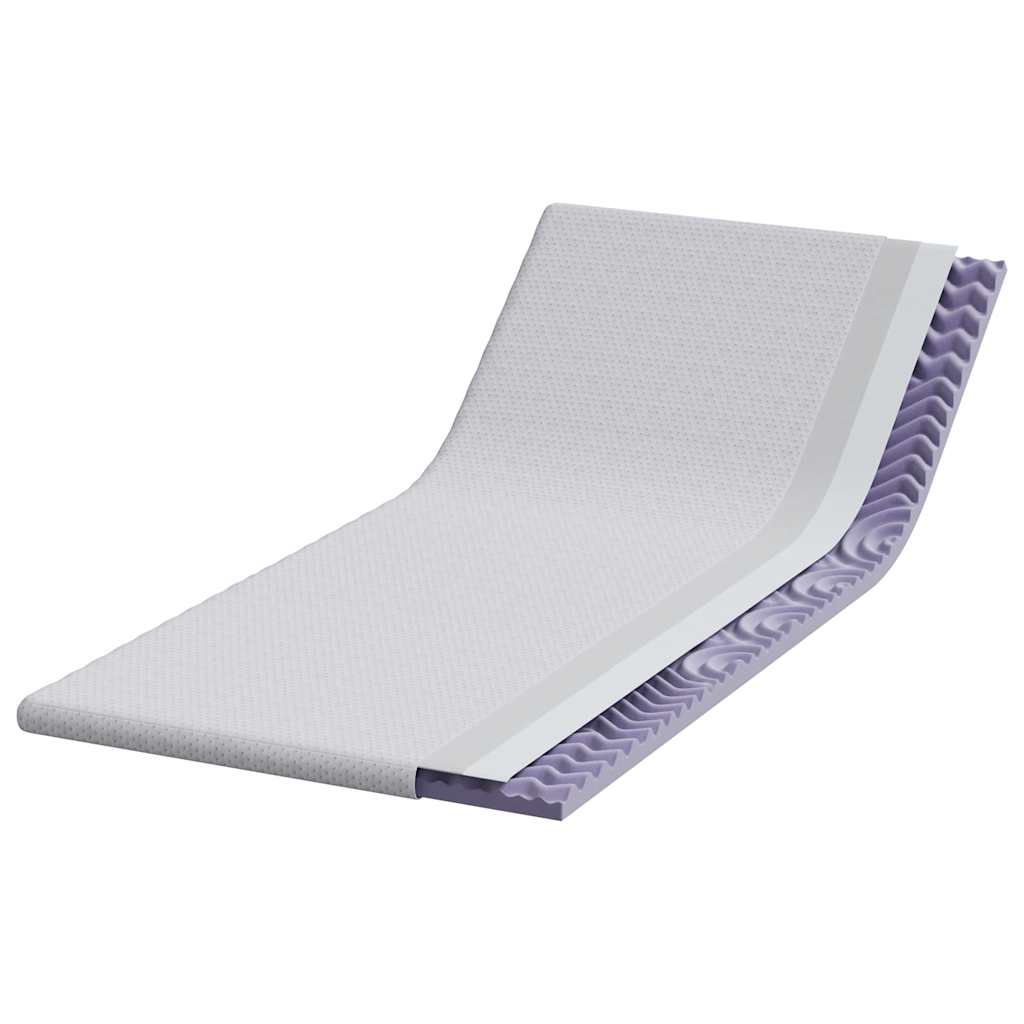 Στρώμα επικάλυψης Λευκό 90 x 190 cm Υφασμα Jacquard - Pakobazaar
