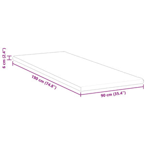 Στρώμα επικάλυψης Λευκό 90 x 190 cm Υφασμα Jacquard - Pakobazaar