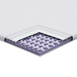 Στρώμα επικάλυψης Λευκό 120 x 200 cm Υφασμα Jacquard