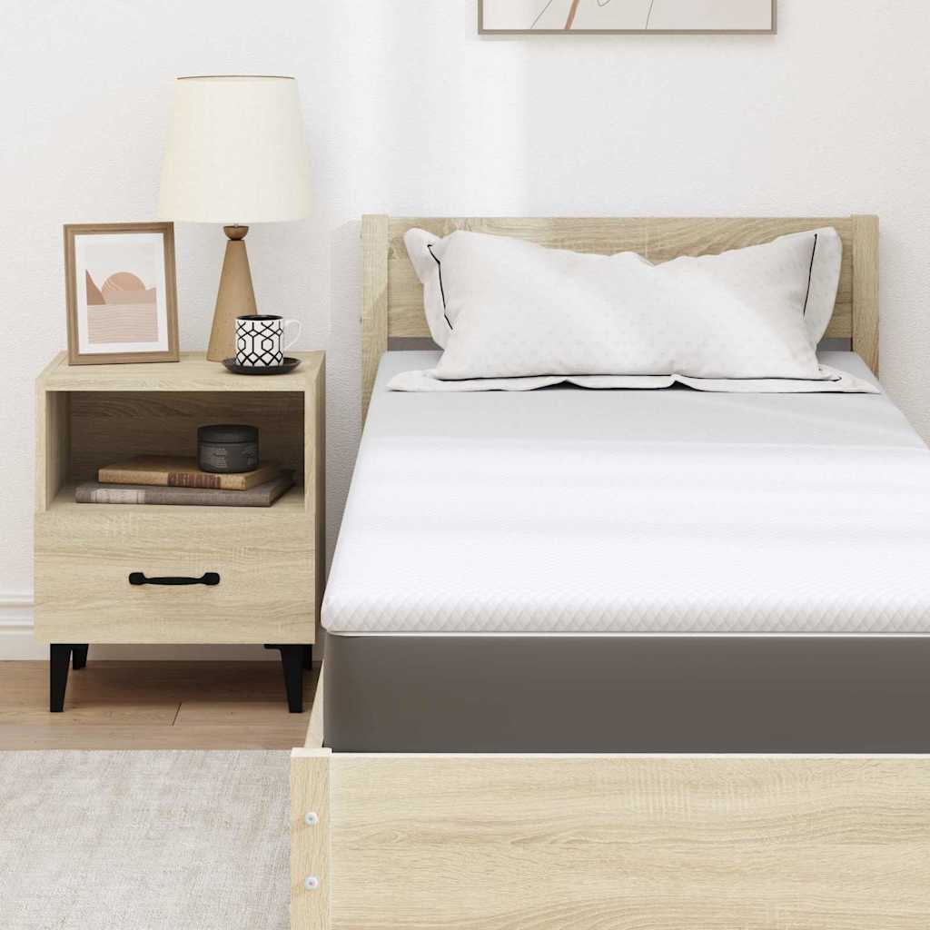 Στρώμα επικάλυψης Λευκό 70 x 200 cm Υφασμα Jacquard - Pakobazaar