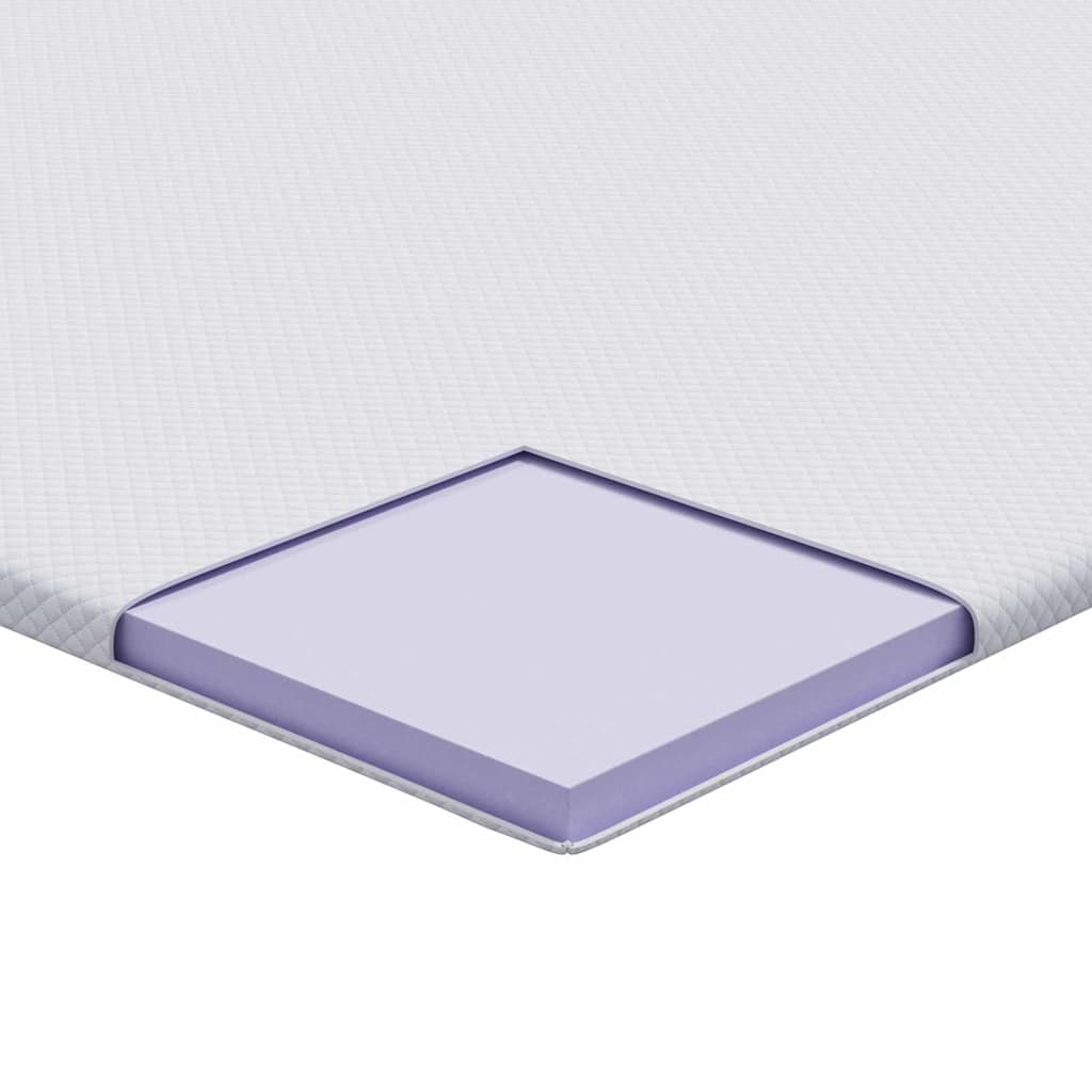 Στρώμα επικάλυψης Λευκό 80 x 200 cm Υφασμα Jacquard