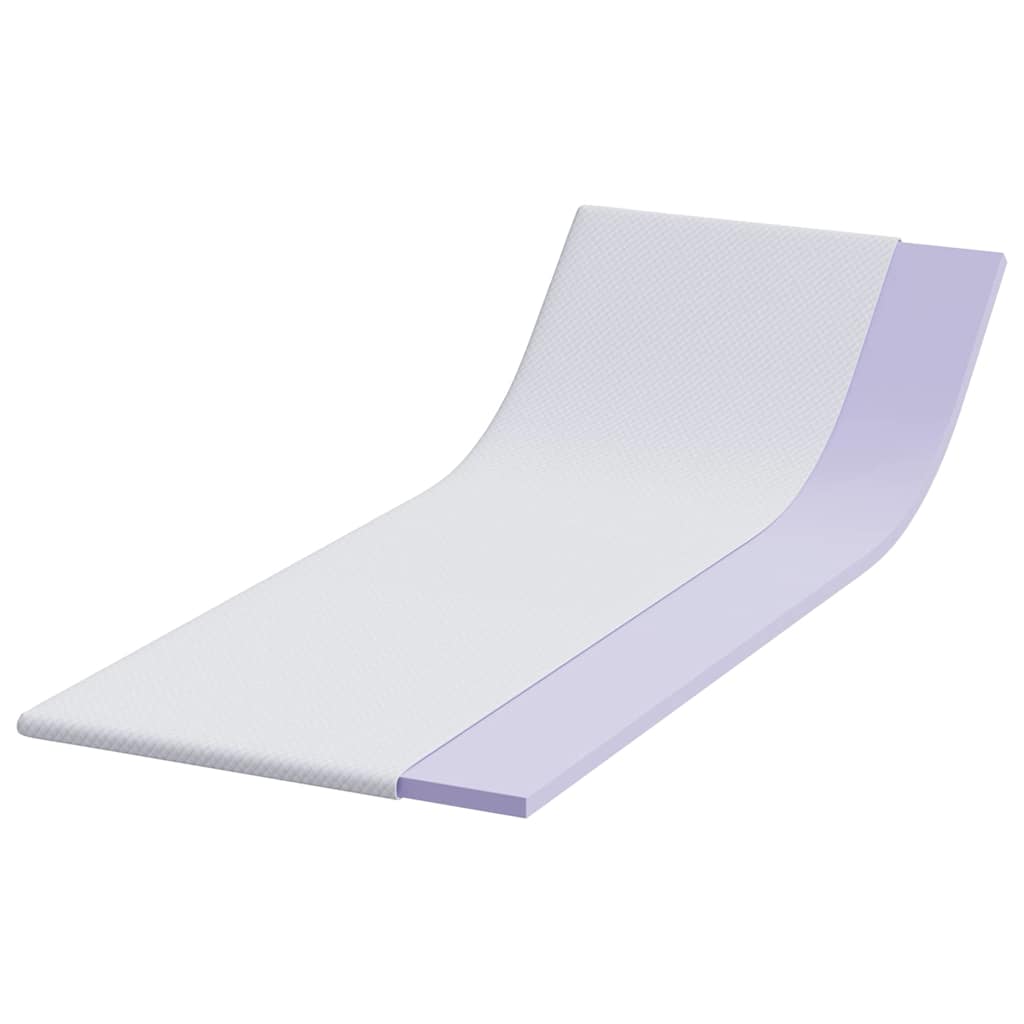 Στρώμα επικάλυψης Λευκό 80 x 200 cm Υφασμα Jacquard