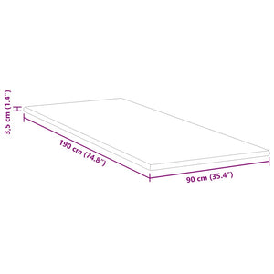 Στρώμα μνήμης 90 x 190 cm Thick Μαλακό Ύφασμα-100% πολυέστερ