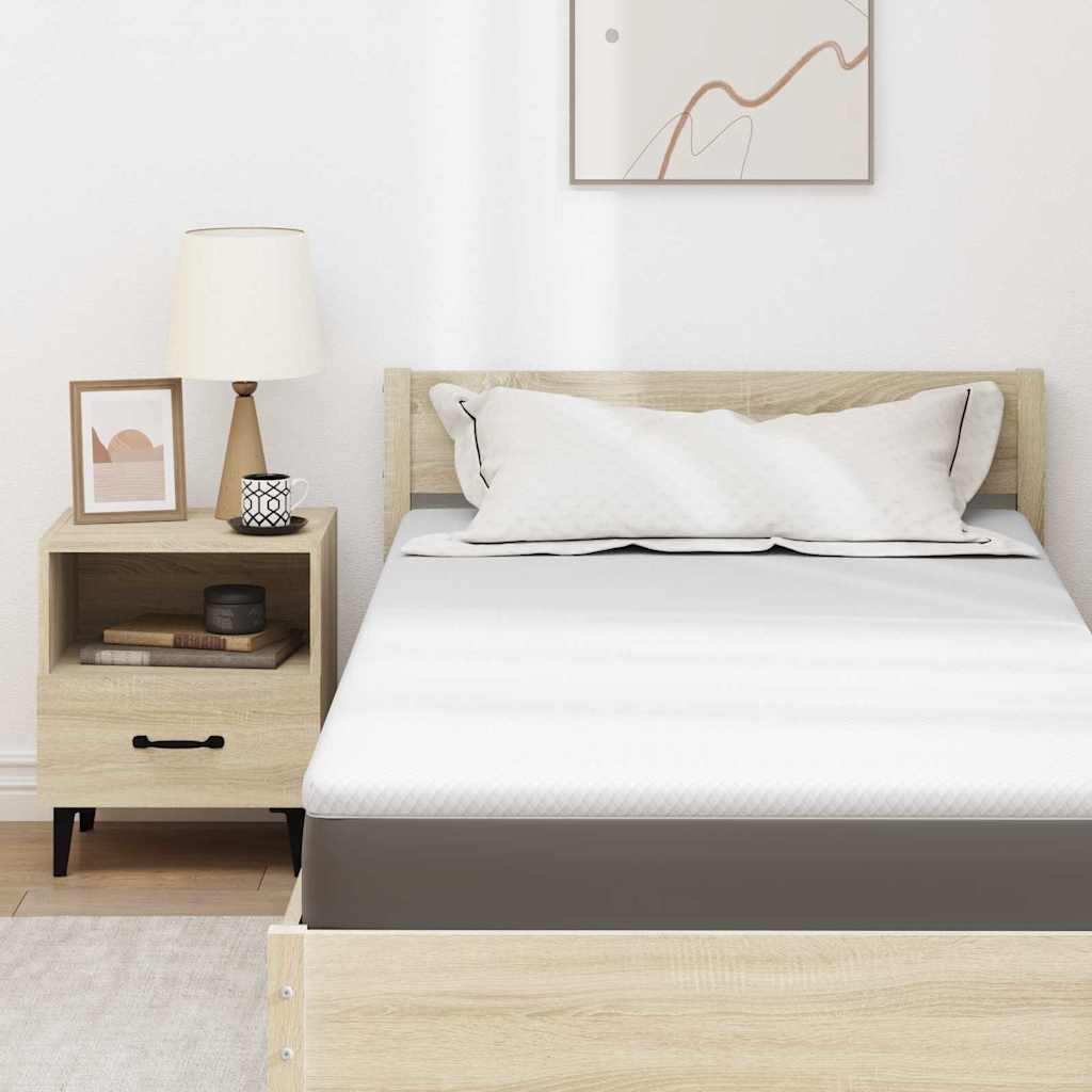 Στρώμα επικάλυψης Λευκό 120 x 200 cm Υφασμα Jacquard