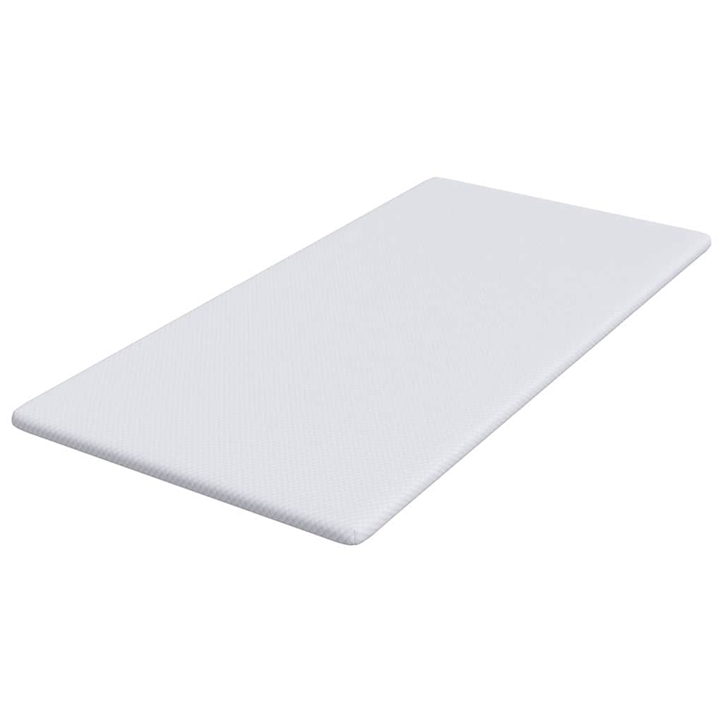 Στρώμα επικάλυψης Λευκό 120 x 200 cm Υφασμα Jacquard