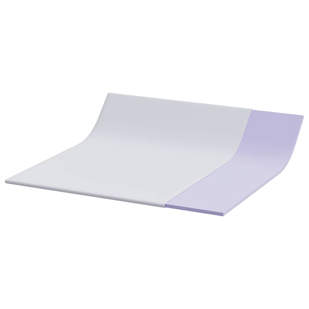 Στρώμα επικάλυψης Λευκό 200 x 200 cm Υφασμα Jacquard