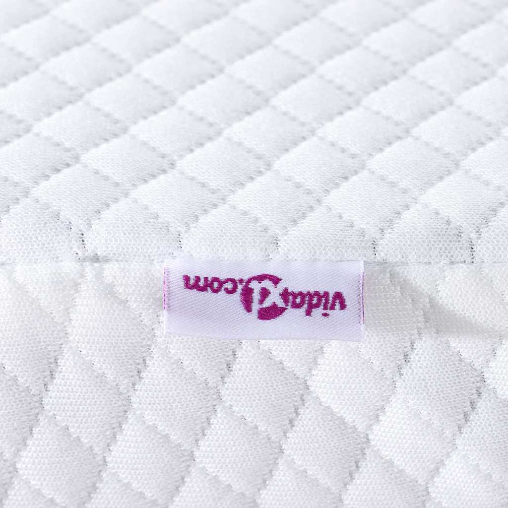 Στρώμα επικάλυψης Λευκό 80 x 200 cm Υφασμα Jacquard