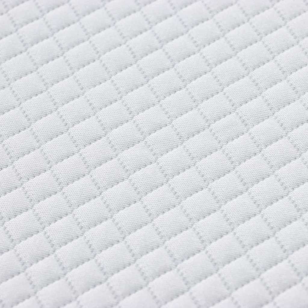 Στρώμα επικάλυψης Λευκό 80 x 200 cm Υφασμα Jacquard