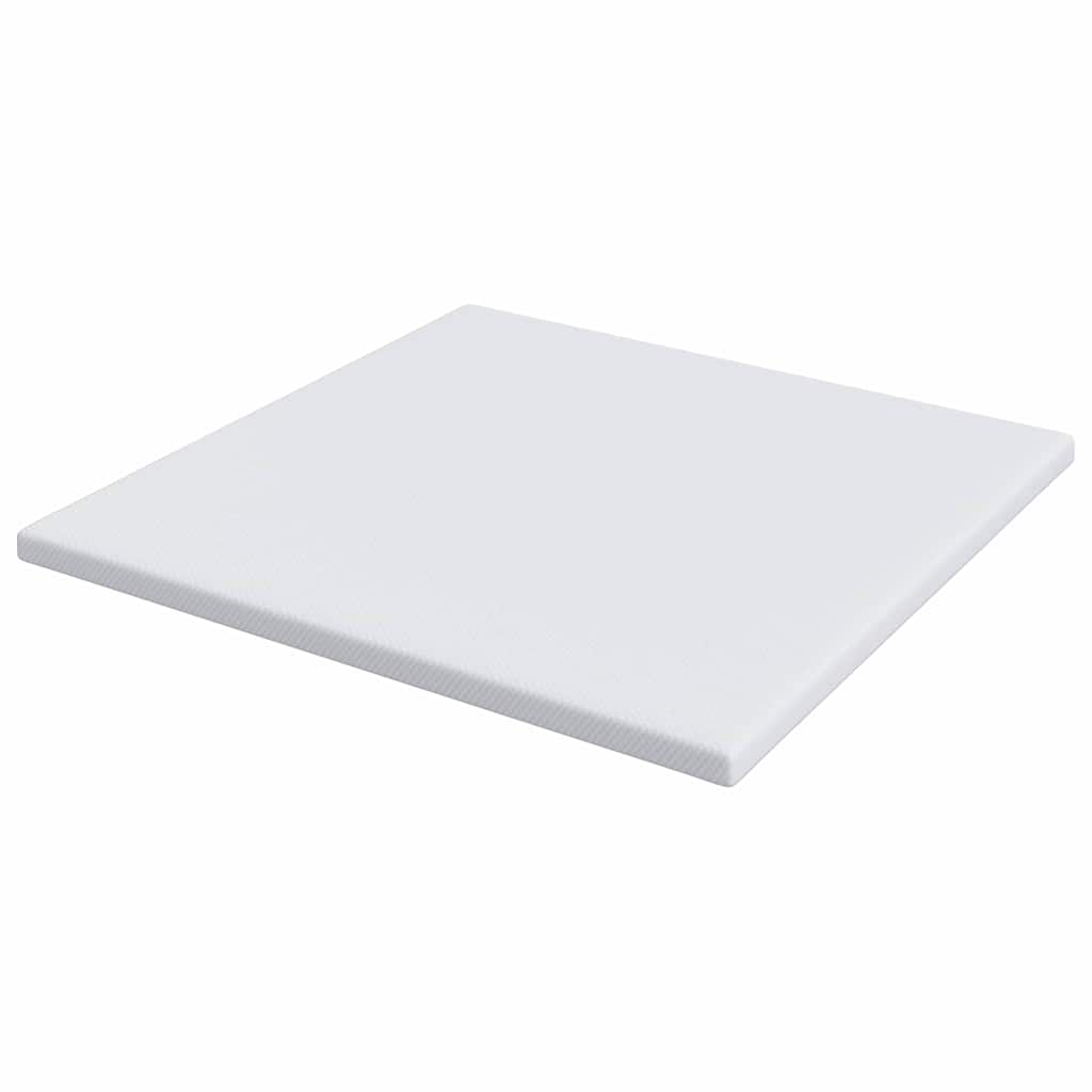 Στρώμα επικάλυψης Λευκό 200 x 200 x 5 εκ. Υφασμα Jacquard - Pakobazaar