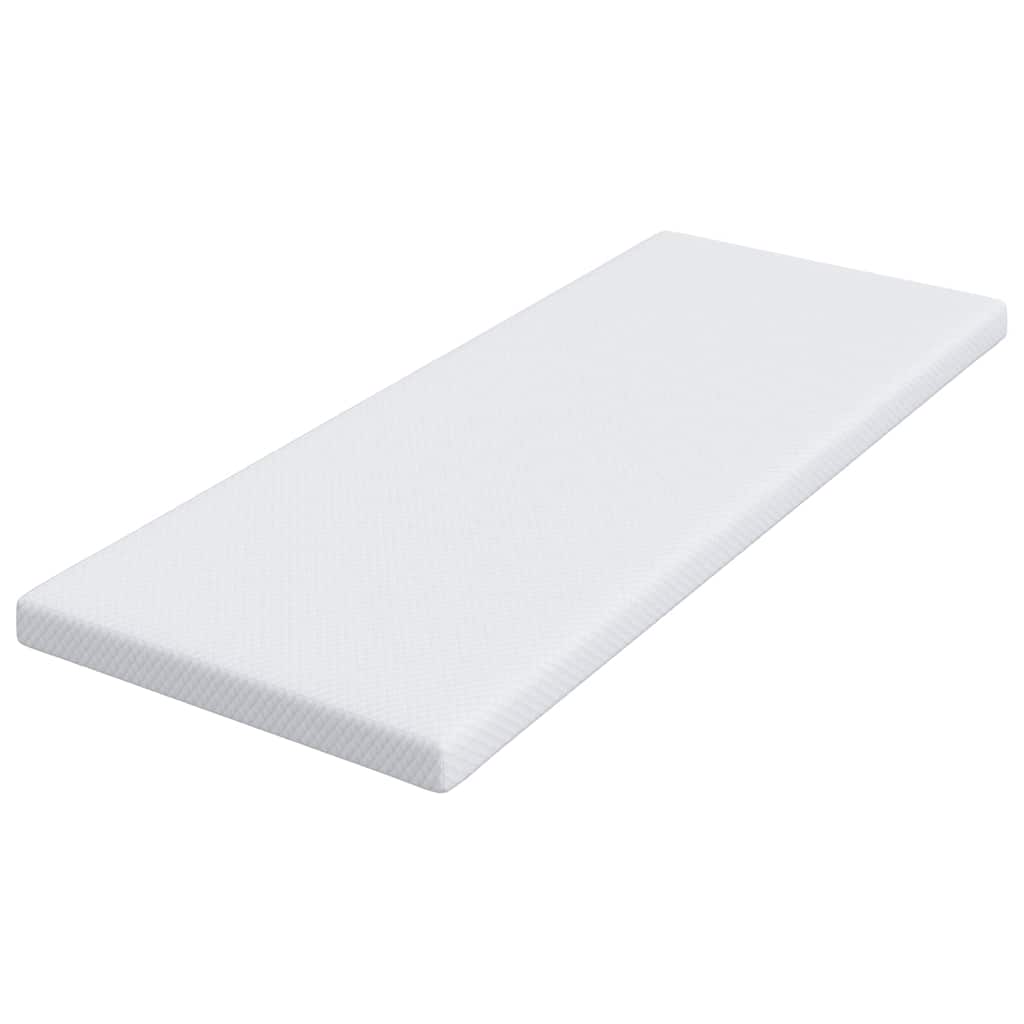 Στρώμα επικάλυψης Λευκό 80 x 200 cm Υφασμα Jacquard