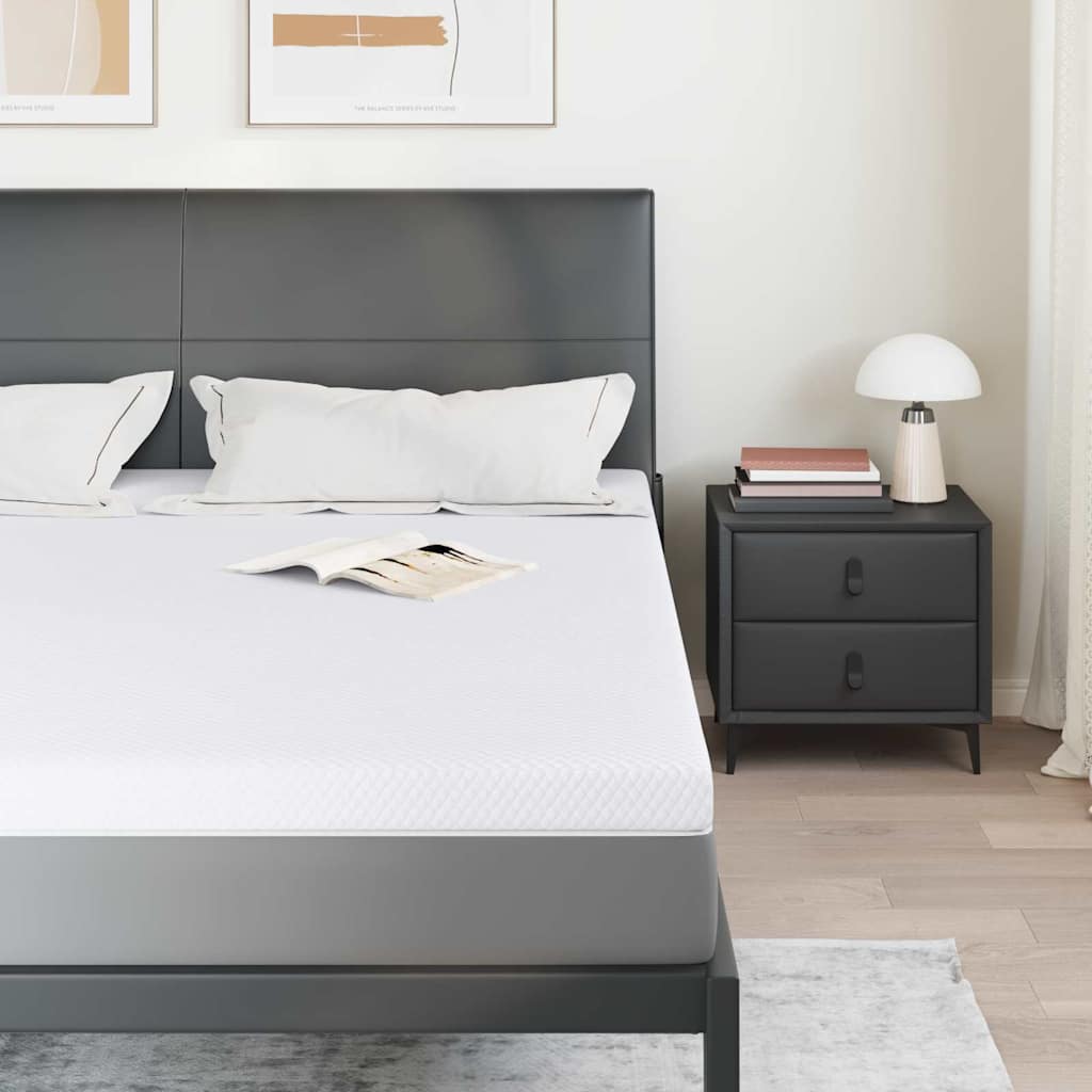 Στρώμα επικάλυψης Λευκό 200 x 200 cm Υφασμα Jacquard