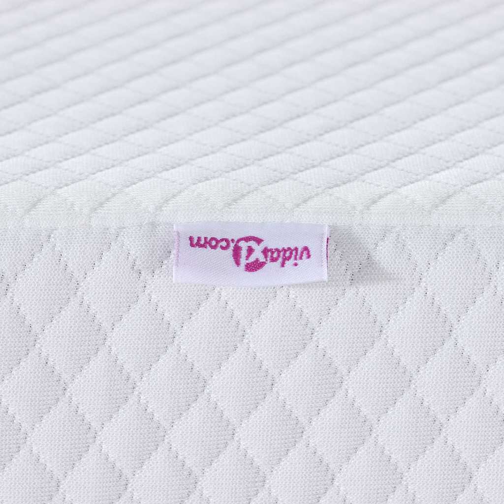 Στρώμα επικάλυψης Λευκό 100 x 200 cm Υφασμα Jacquard