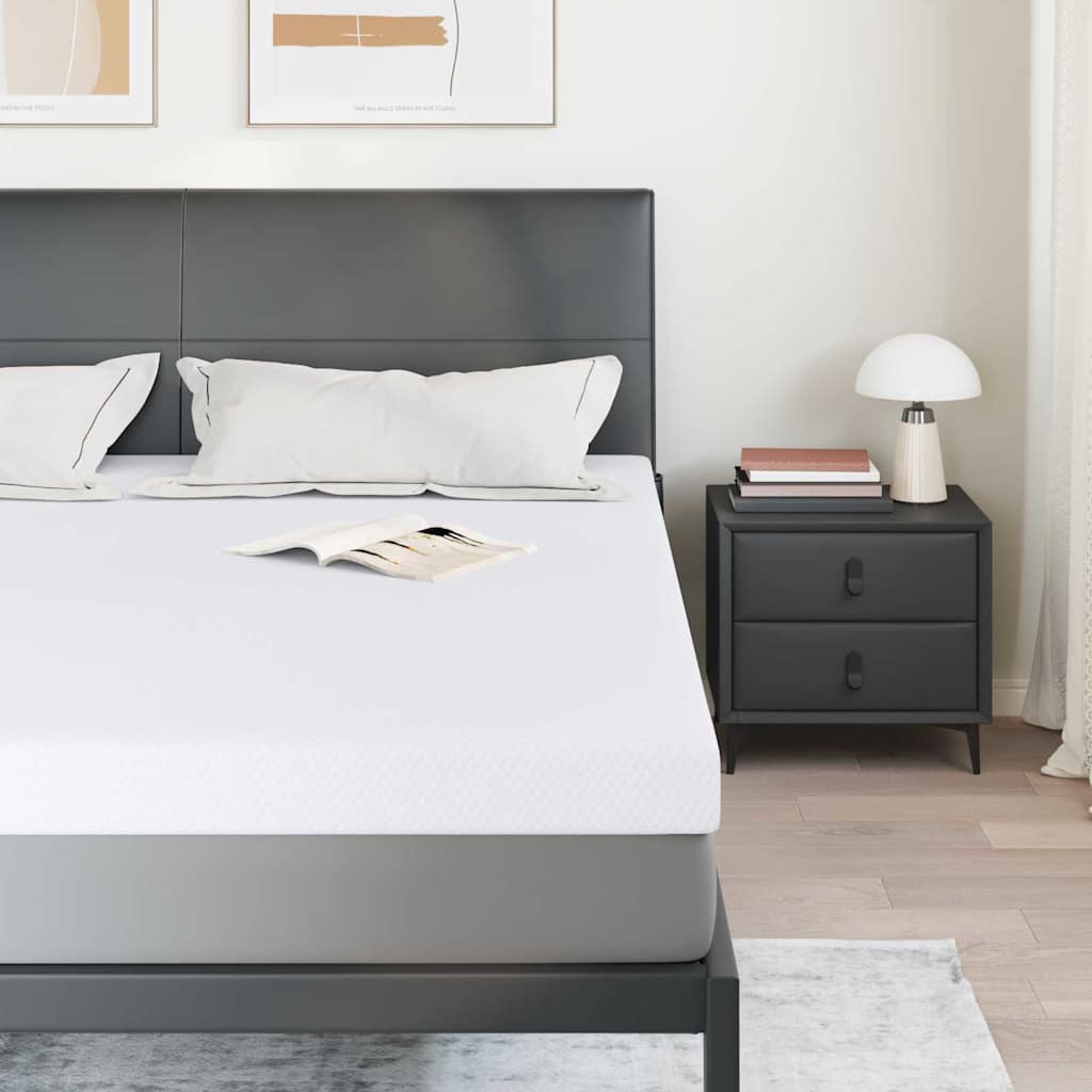 Στρώμα επικάλυψης Λευκό 180 x 200 cm Υφασμα Jacquard