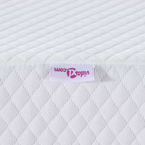 Στρώμα μνήμης 200 x 200 cm Thick Μαλακό Ύφασμα-100% πολυέστερ