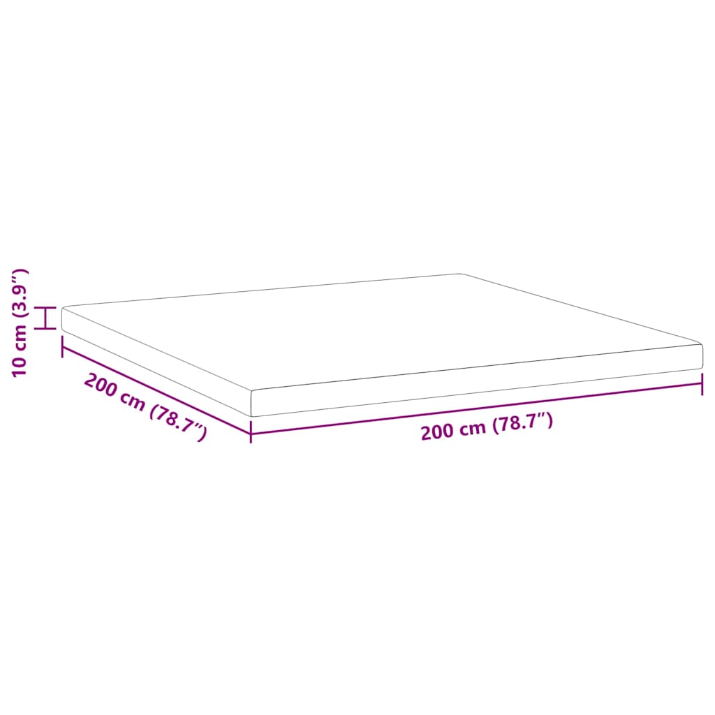 Στρώμα επικάλυψης Λευκό 200 x 200 cm Υφασμα Jacquard