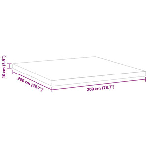 Στρώμα μνήμης 200 x 200 cm Thick Μαλακό Ύφασμα-100% πολυέστερ