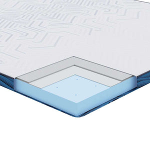 Στρώμα επικάλυψης Λευκό 140 x 190 cm Ζακάρ ύφασμα - Pakobazaar