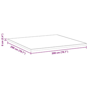 Στρώμα επικάλυψης Λευκό 200 x 200 cm Ζακάρ ύφασμα - Pakobazaar