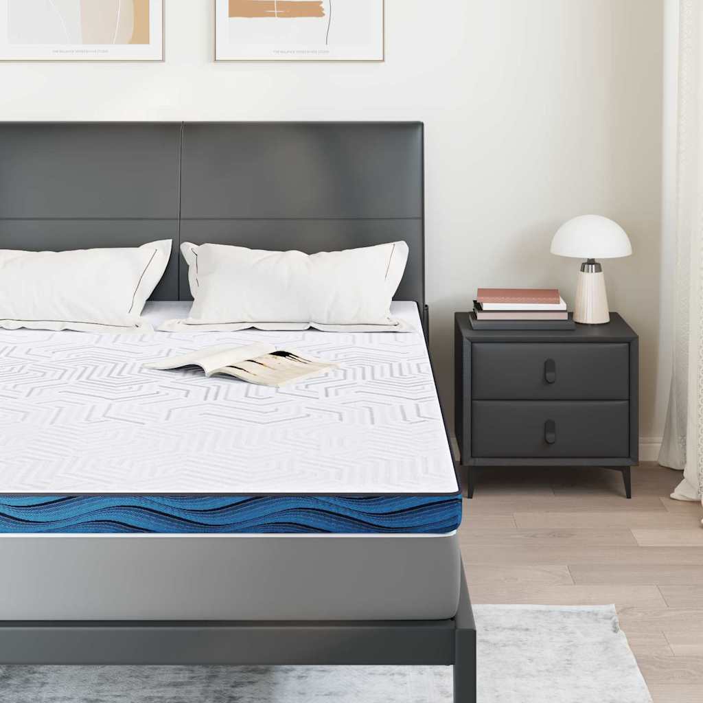 Στρώμα επικάλυψης Λευκό 160 x 200 cm Ζακάρ ύφασμα - Pakobazaar