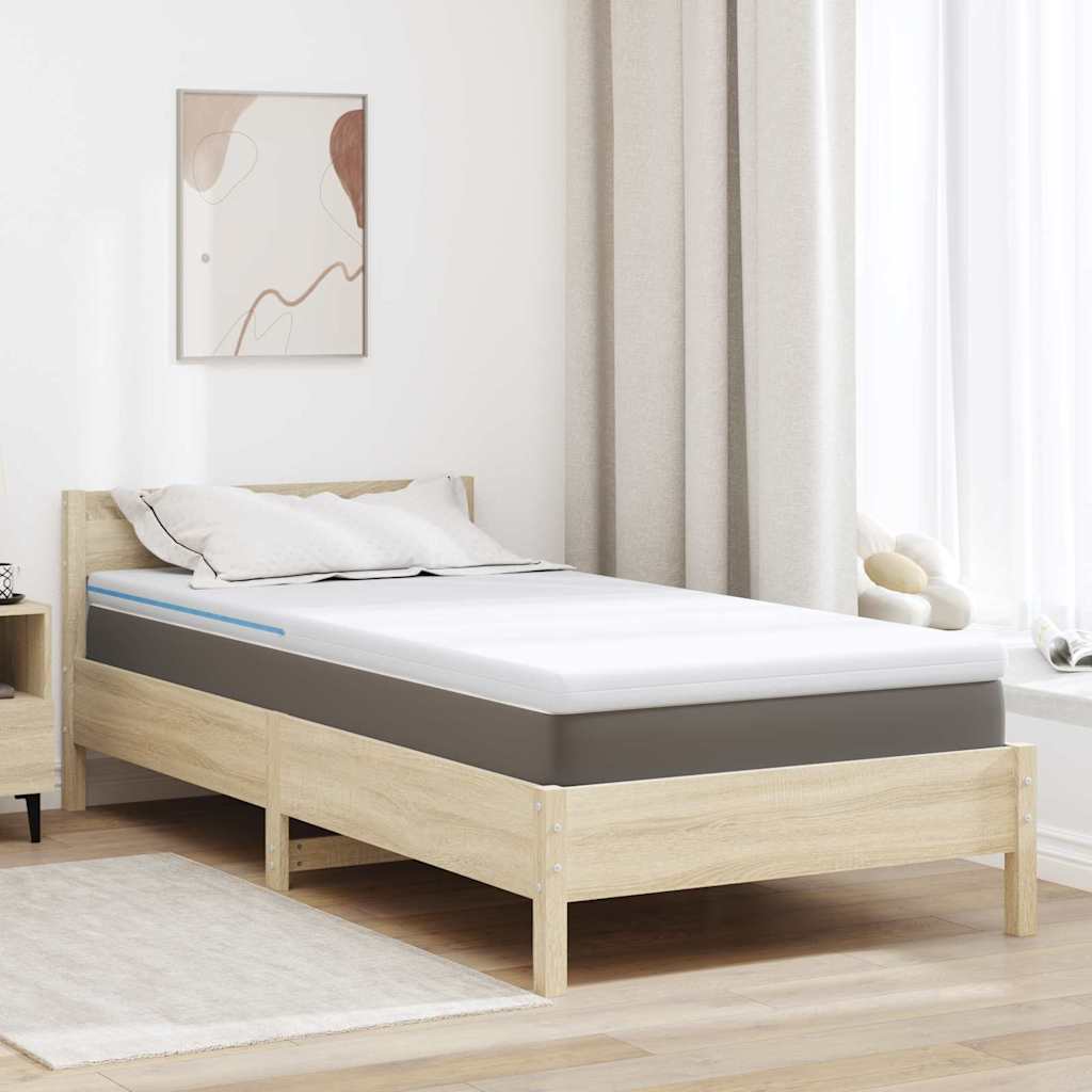 Στρώμα επικάλυψης Λευκό 90 x 190 cm Ζακάρ ύφασμα - Pakobazaar