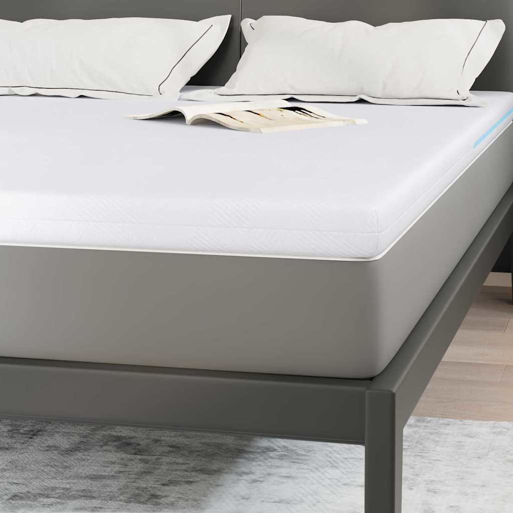 Στρώμα επικάλυψης Λευκό 140 x 190 cm Ζακάρ ύφασμα - Pakobazaar