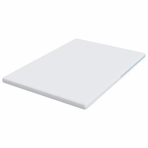 Στρώμα επικάλυψης Λευκό 140 x 190 cm Ζακάρ ύφασμα - Pakobazaar