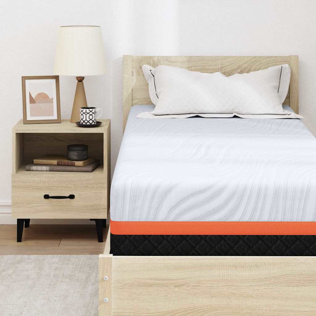 Στρώμα Λευκό και Γκρι 70 x 200 cm Ζακάρ ύφασμα - Pakobazaar