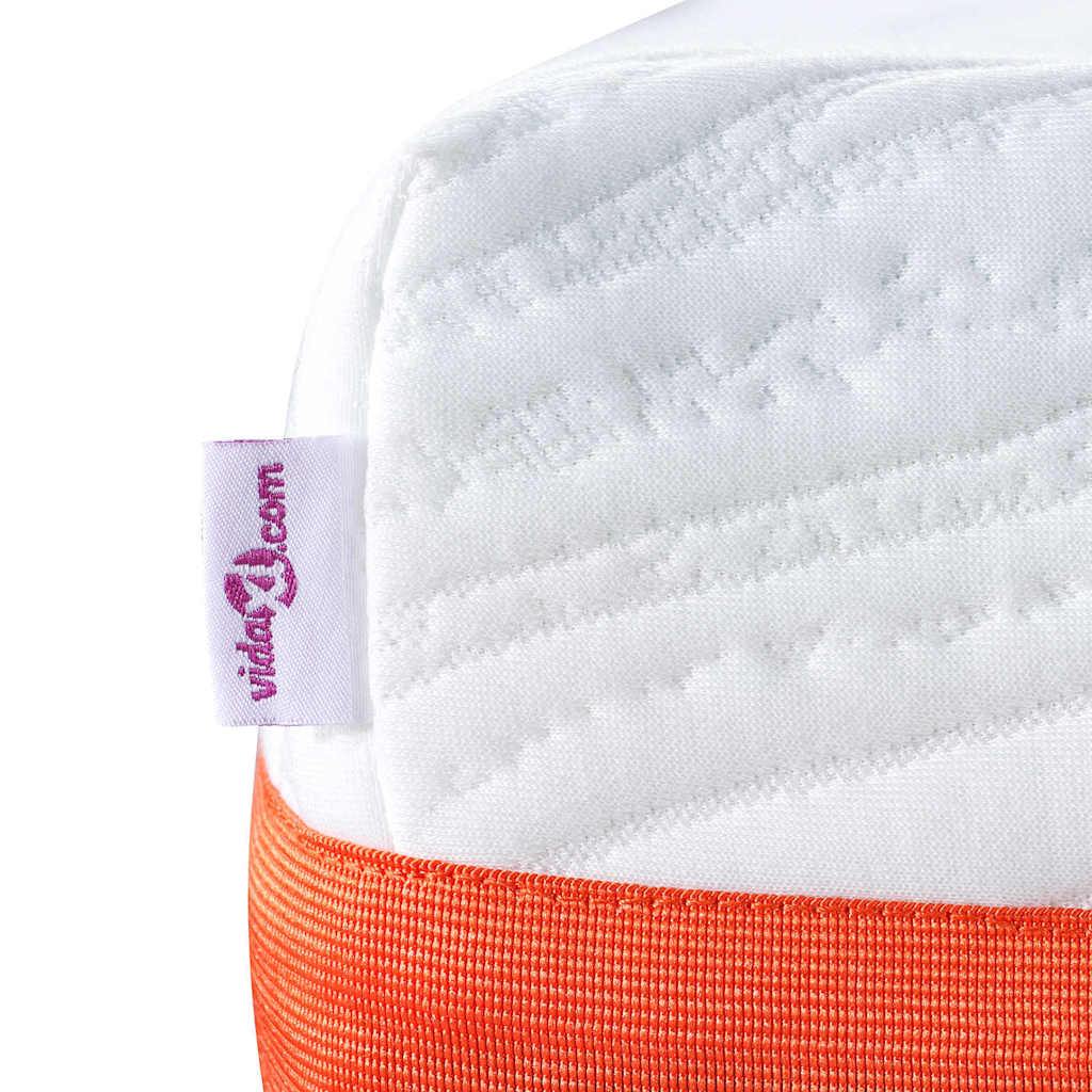 Στρώμα Λευκό και Γκρι 90 x 190 cm Ζακάρ ύφασμα - Pakobazaar