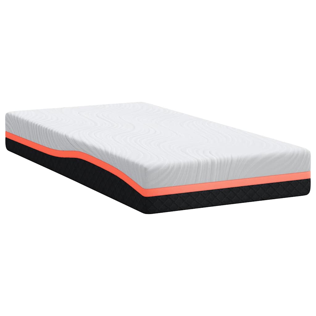 Στρώμα Λευκό και Γκρι 90 x 190 cm Ζακάρ ύφασμα - Pakobazaar