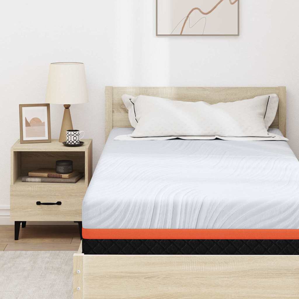 Στρώμα Λευκό και Γκρι 90 x 200 cm Ζακάρ ύφασμα - Pakobazaar